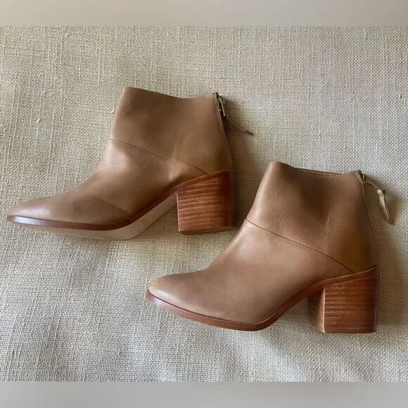 Nisolo Dari Boot 2.0 Tan Leather Booties 7